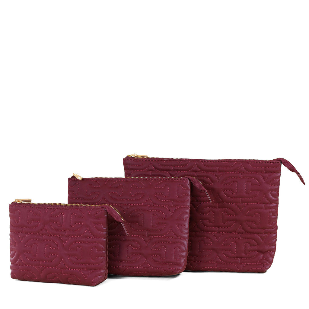 Ethyl 3-Piece Travel Pouch Set