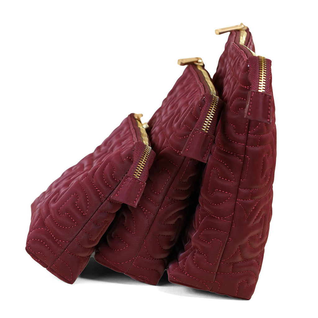 Ethyl 3-Piece Travel Pouch Set