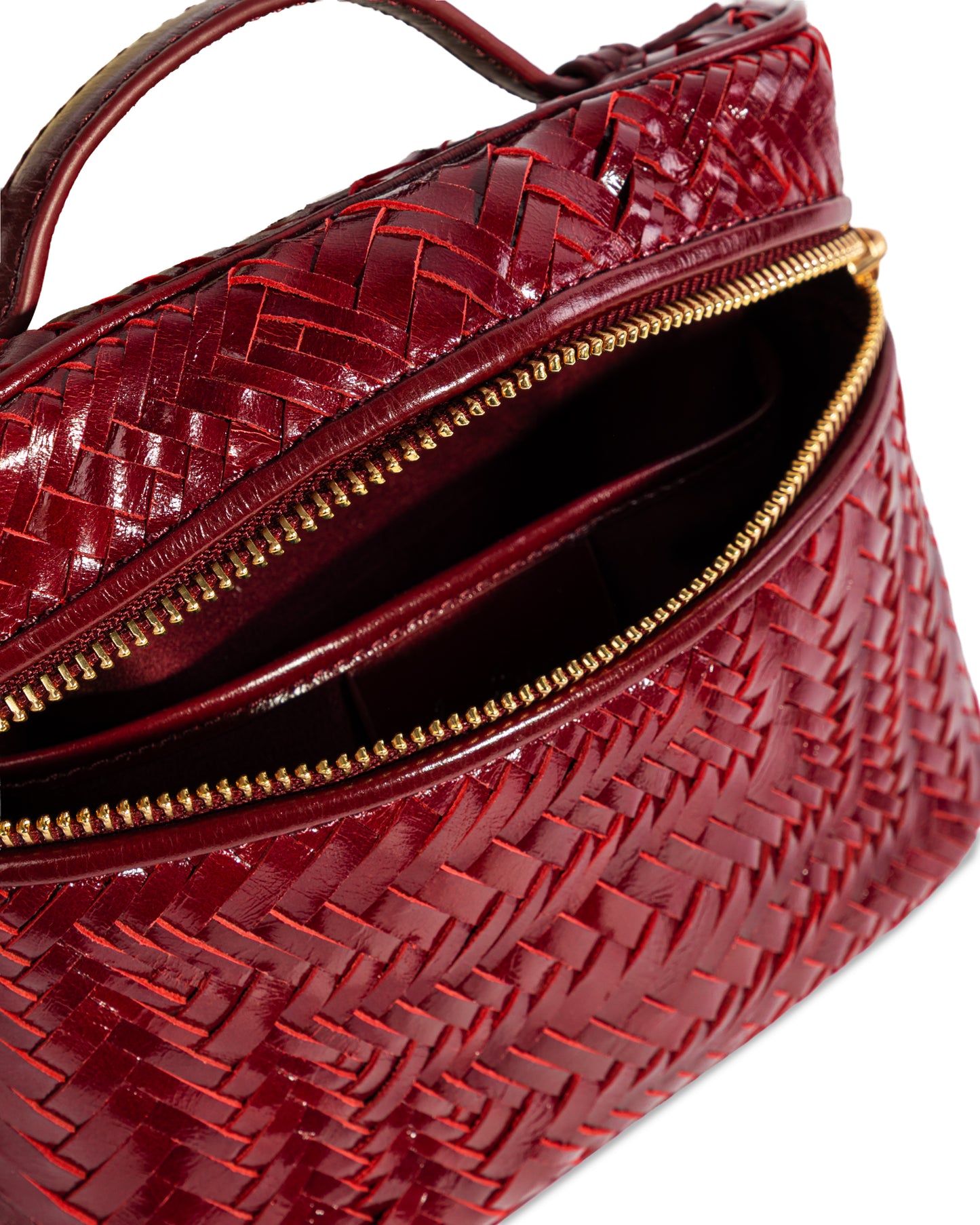 Charli Woven Top Handle Crossbody