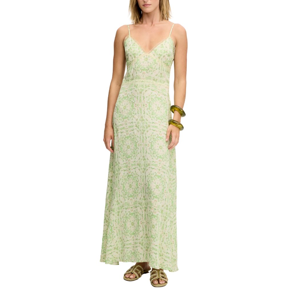 LACE TRIM SLIP MAXI