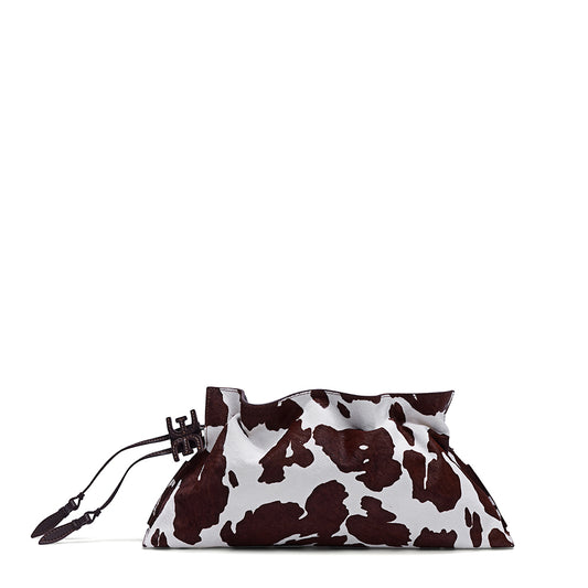 Poppy Oversized  Drawstring Clutch