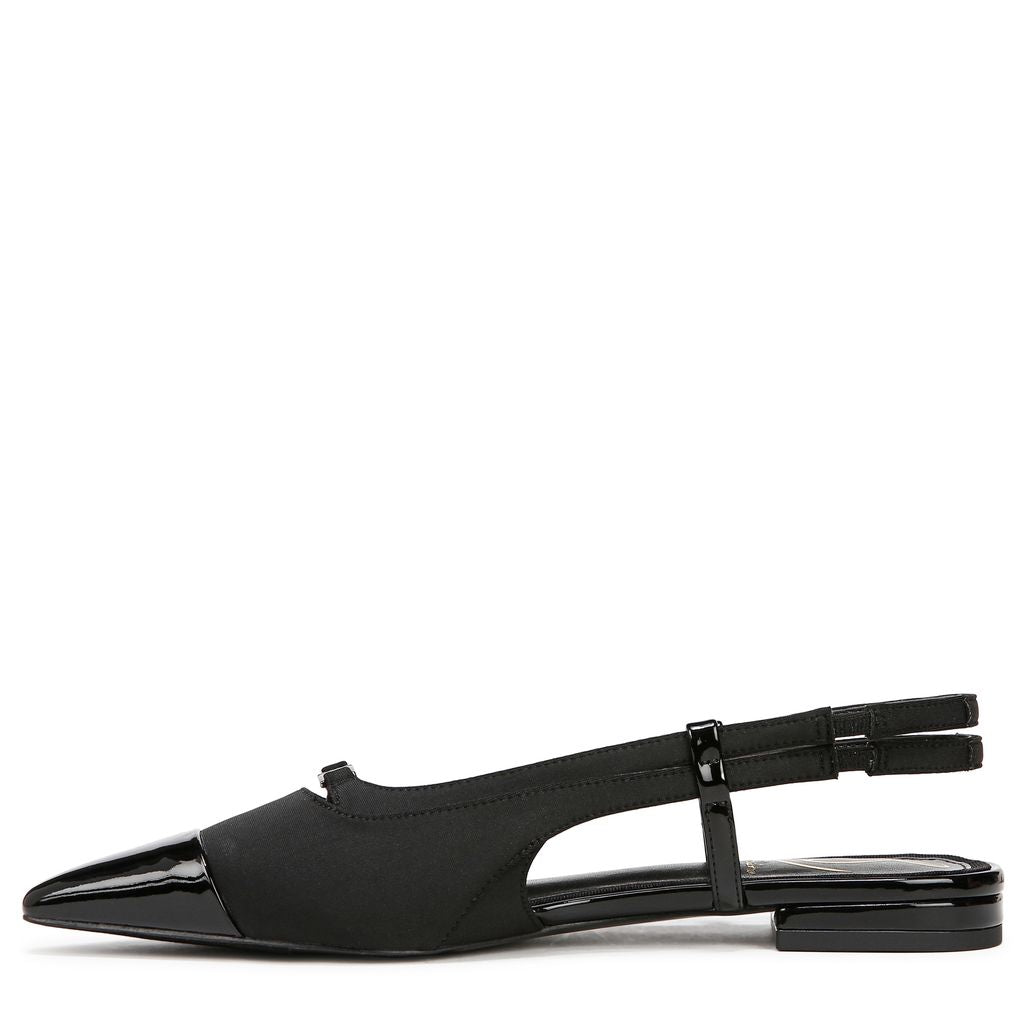 Cecelia Slingback Cap Toe Flat