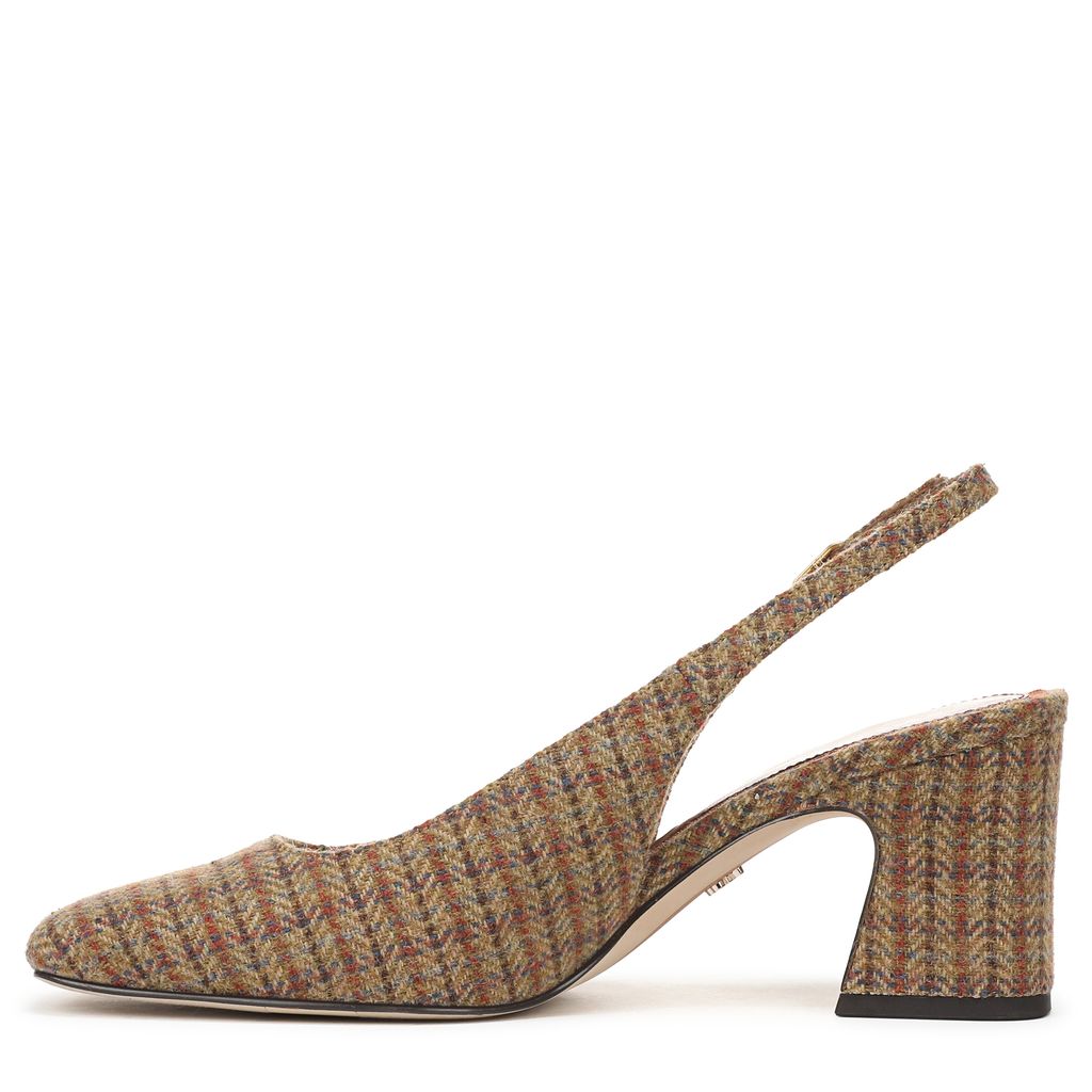 Lucille Block Heel Slingback