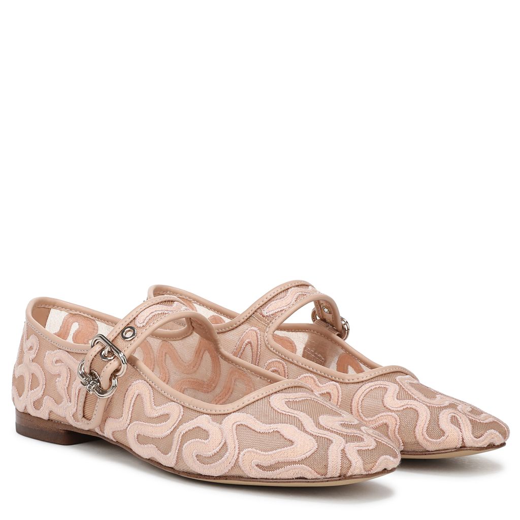 Michaela Mesh Mary Jane Flat