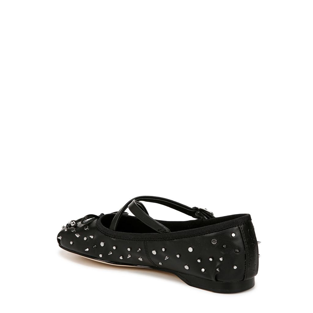 Zuri Stud Strap Ballet Flat
