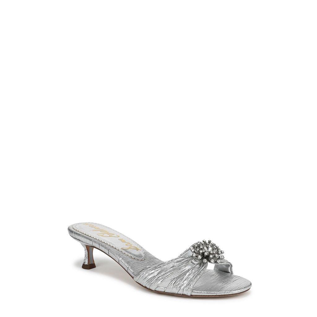 Cindie Kitten Heel Mule