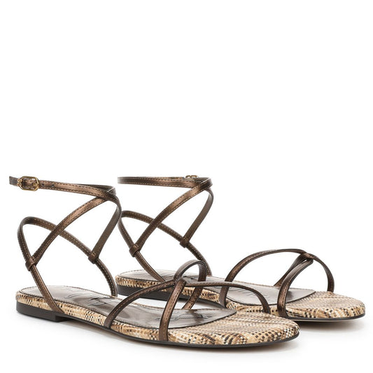 Ellina Strappy Flat Sandal