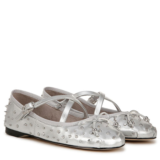 Zuri Stud Strap Ballet Flat
