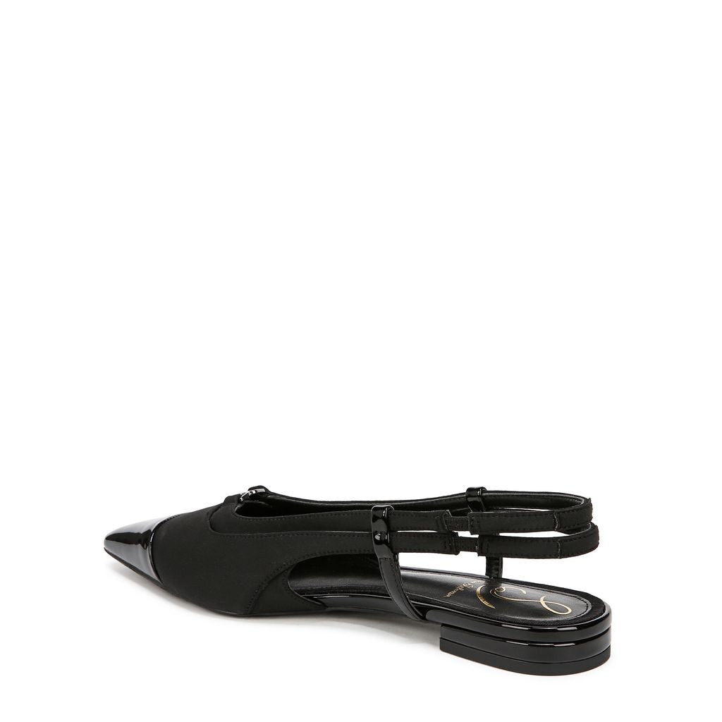Cecelia Slingback Cap Toe Flat