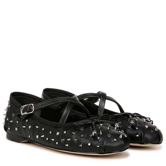 Zuri Stud Strap Ballet Flat