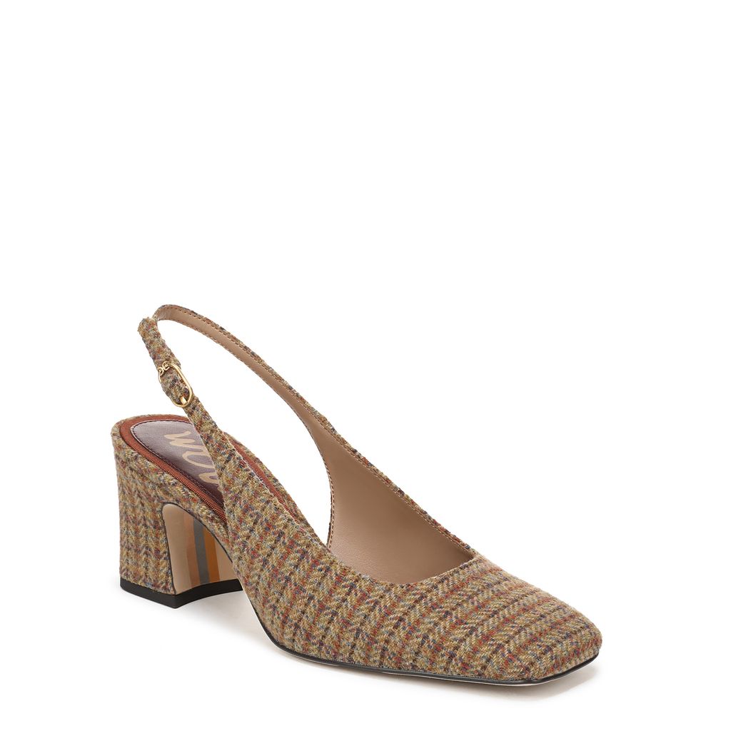 Lucille Block Heel Slingback