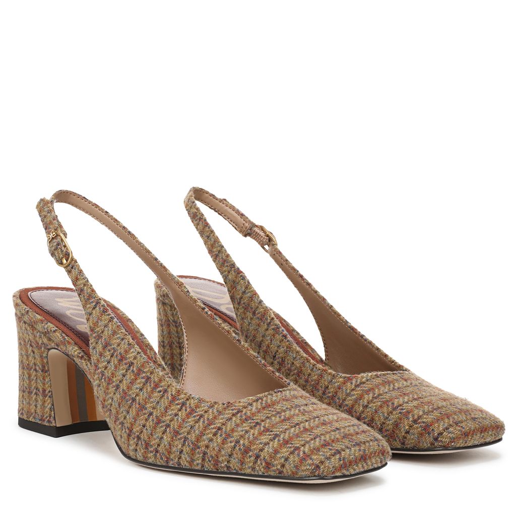 Lucille Block Heel Slingback