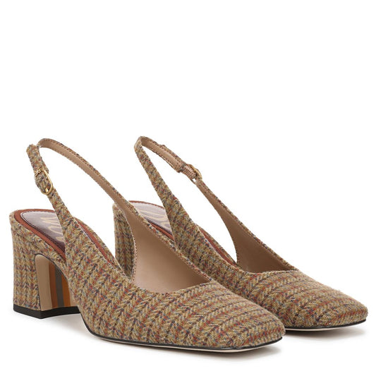 Lucille Block Heel Slingback