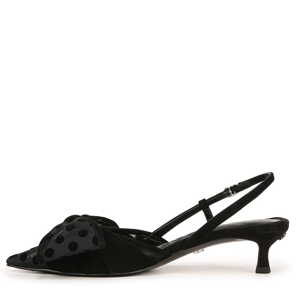 Treena Mesh Slingback Kitten Heel