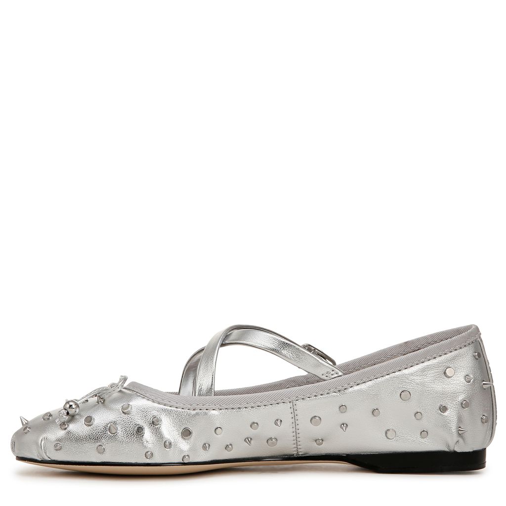 Zuri Stud Strap Ballet Flat
